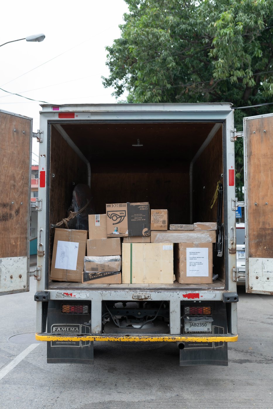 Bodega de carga de Honduras Cargo Courier