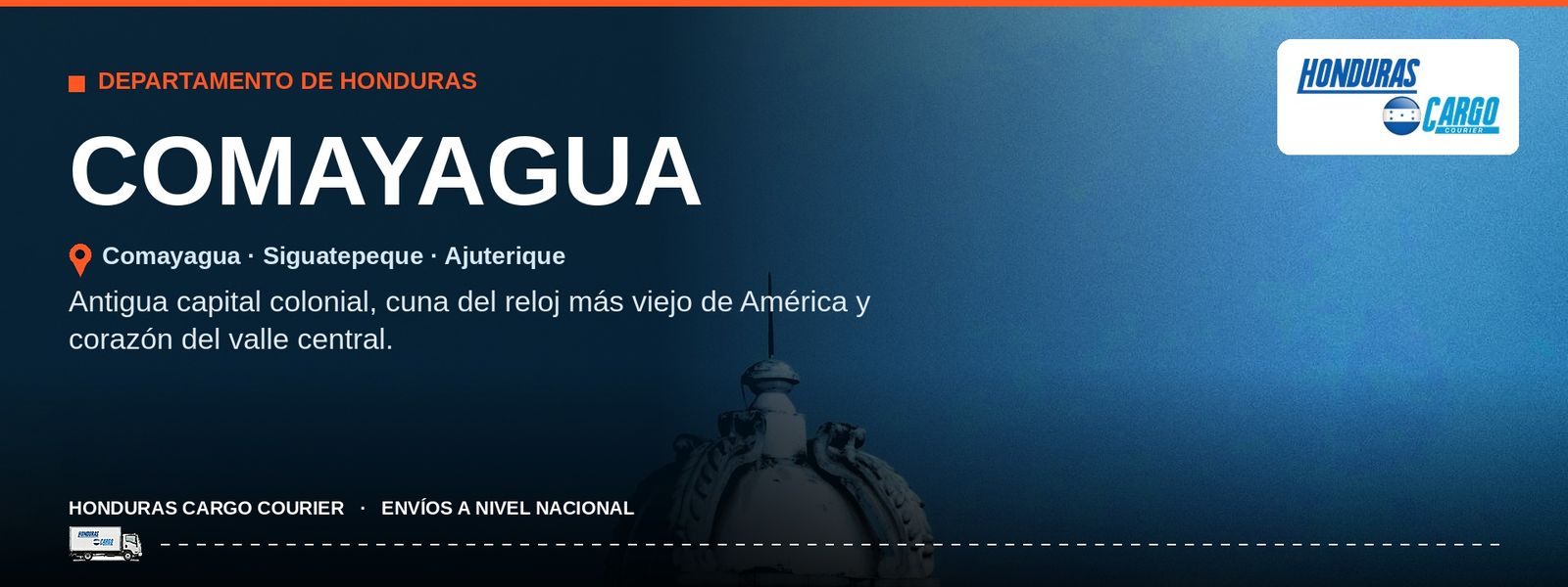 Cobertura Honduras Cargo Courier en Comayagua