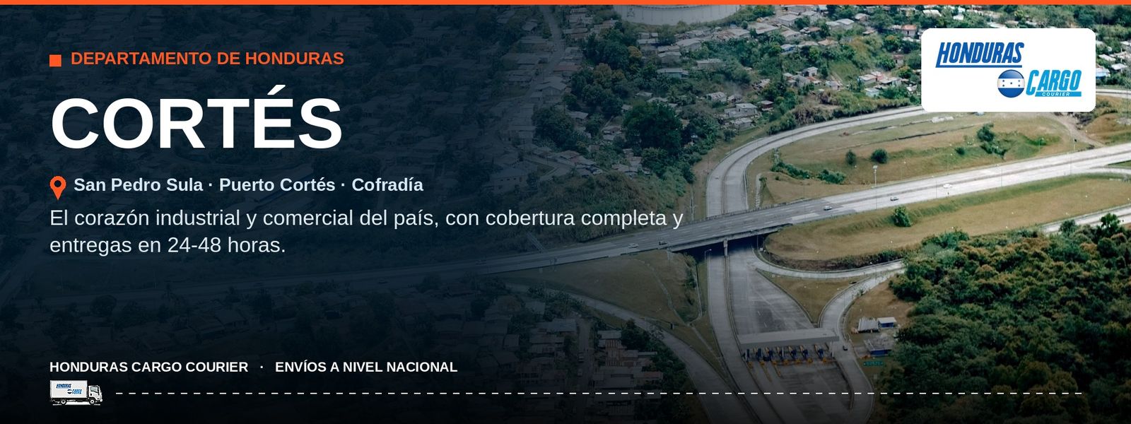 Cobertura Honduras Cargo Courier en Cortés