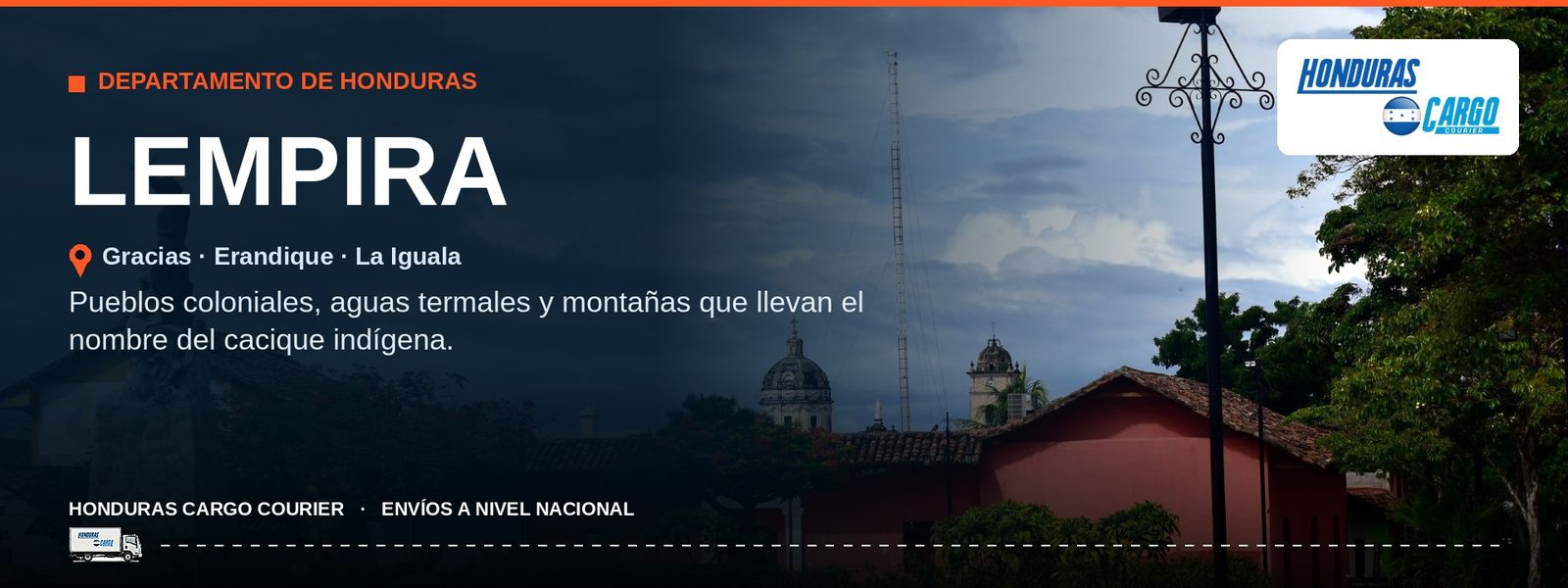 Cobertura Honduras Cargo Courier en Lempira