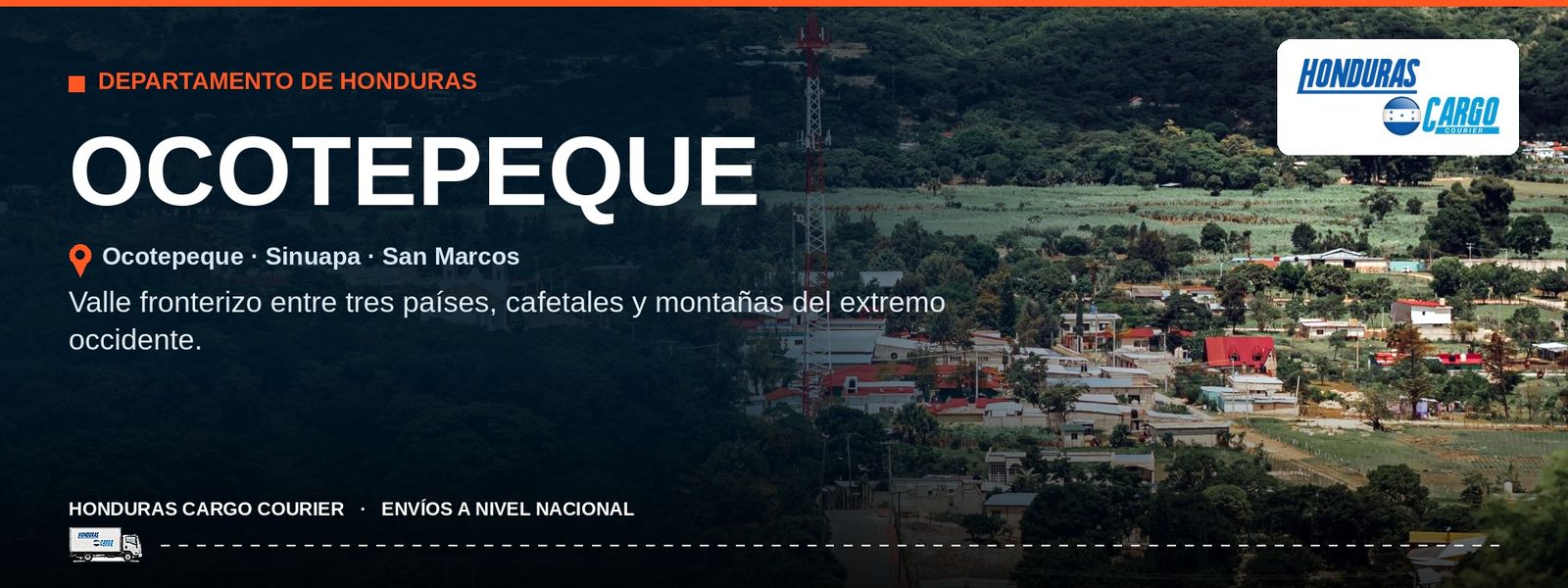 Cobertura Honduras Cargo Courier en Ocotepeque