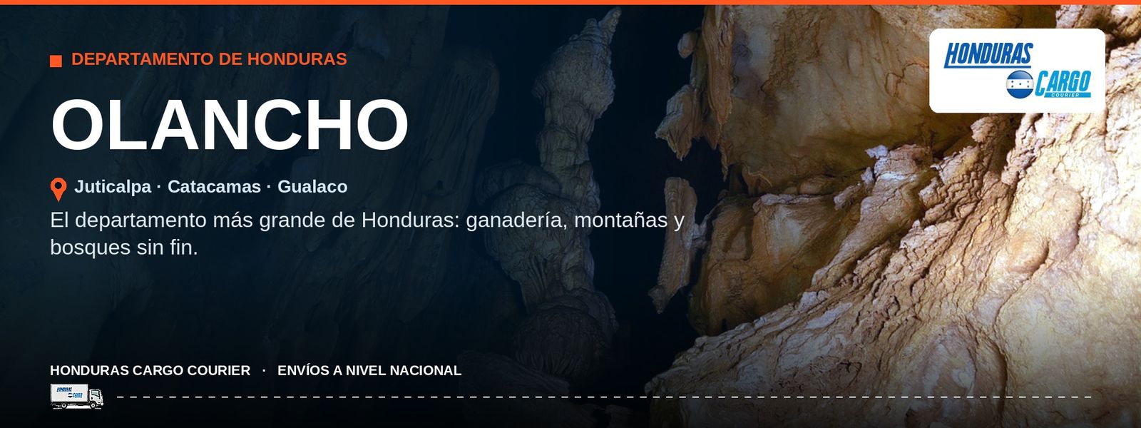 Cobertura Honduras Cargo Courier en Olancho